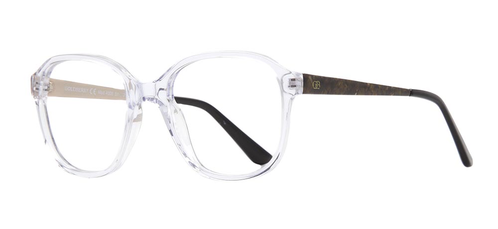 GOLDBERRY Eyeglasses Teenage Woman Rectangular Full-Rimmed Acetate Unfiltered GB 4006-C.06